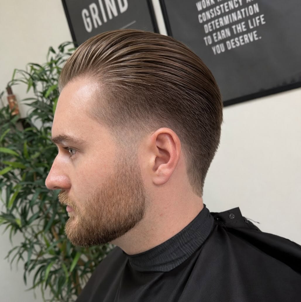 Slick back taper